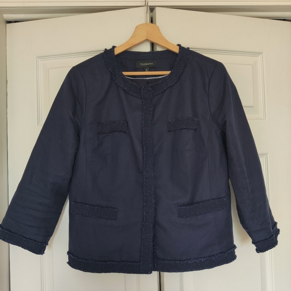 Navy Talbots Jacket - Picture 3 of 6